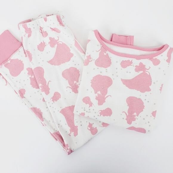 GAP Disney Sleeping Beauty pajama set Princess pjs Girls size Medium - Picture 9 of 9